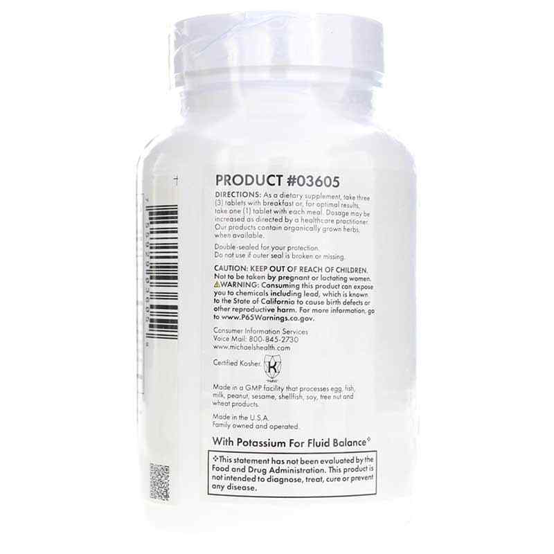 Water Balance Factors, 60 Veg Tablets, by Michael's Health, image #3