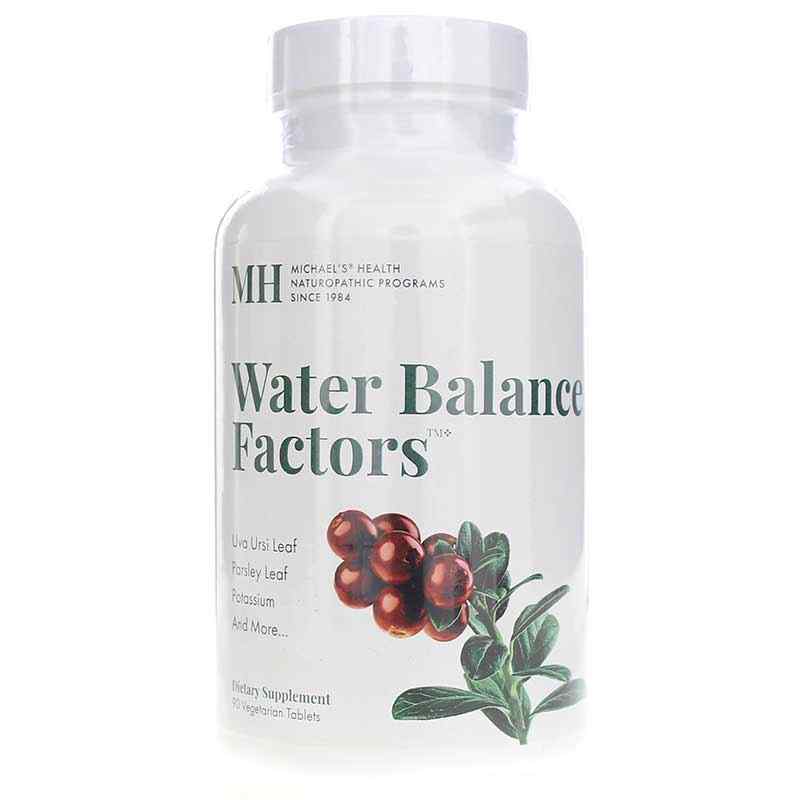 Water Balance Factors, 90 Veg Tablets, by Michael's Health