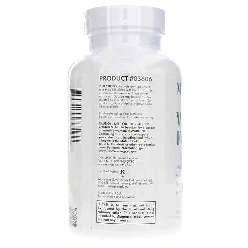Water Balance Factors, 90 Veg Tablets, by Michael's Health, image #3