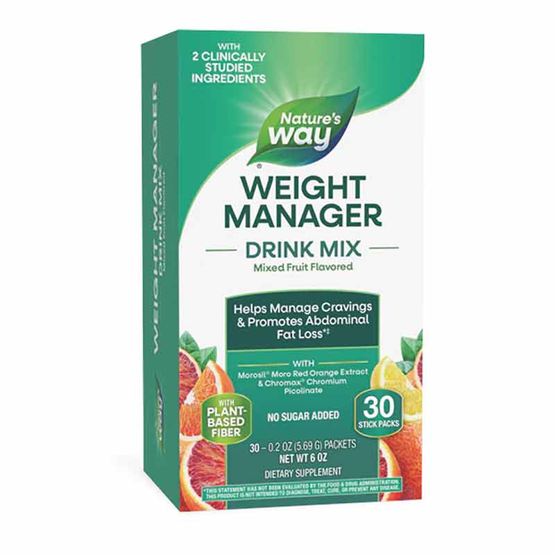 Weight Manager, Mixed Fruit, 30 Sticks, by Natures Way