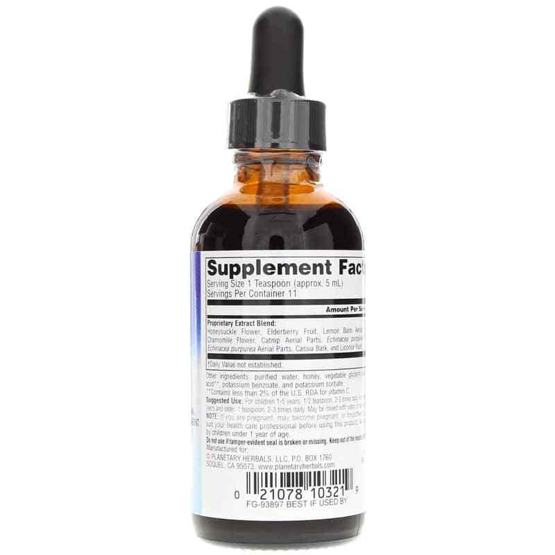 Well Child Echinacea-Elderberry Herbal Syrup, 2 Oz, by Planetary Herbals, image #2