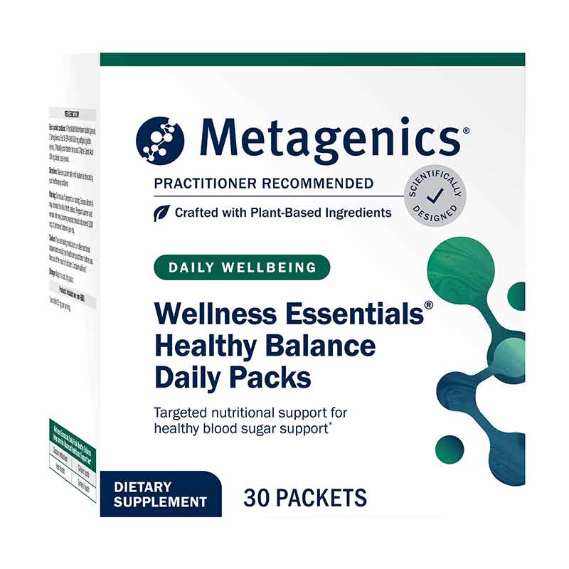 Wellness Essentials Healthy Balance Daily Packs, 30 Packets, by Metagenics