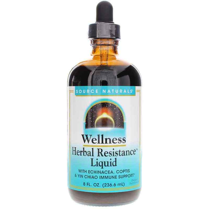 Wellness Herbal Resistance Liquid, 8 Oz, by Source Naturals