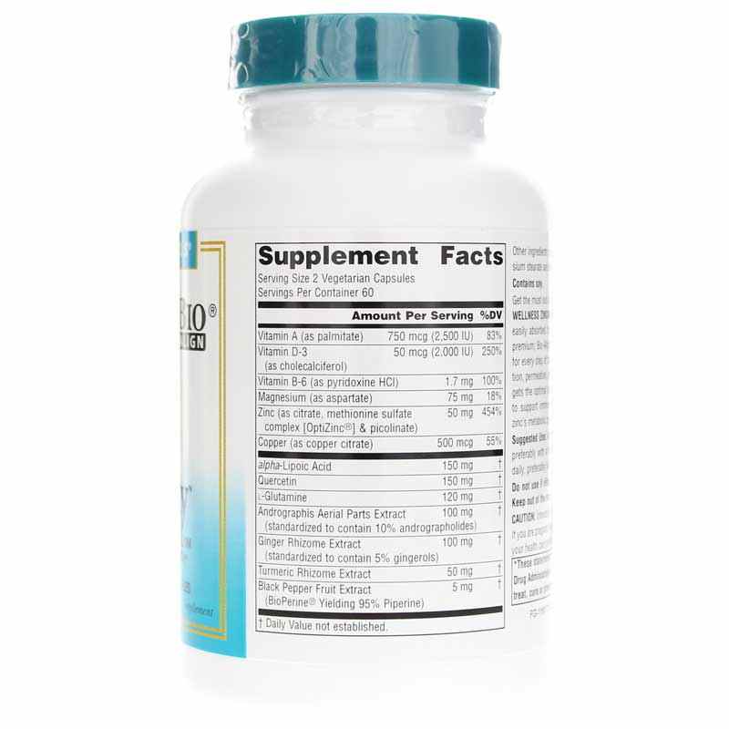 Wellness ZincMunity, 120 Veg Capsules, by Source Naturals, image #2