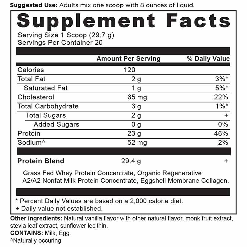 Whey Protein, Vanilla Bean, 20 Servings, by Ancient Nutrition, image #4