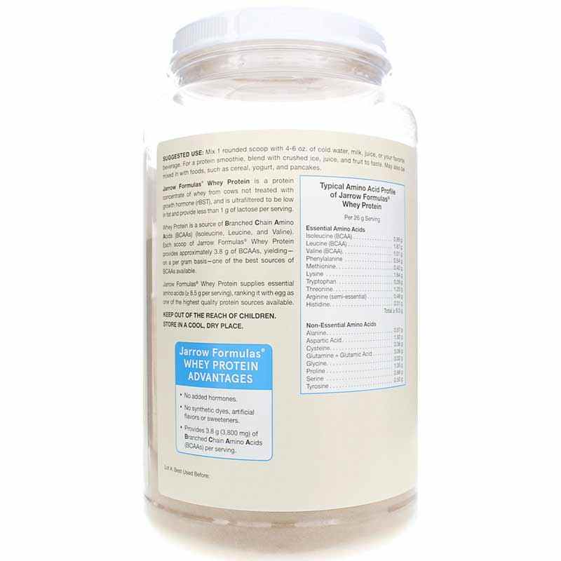 Whey Protein, Chocolate, 2 Lbs, by Jarrow Formulas, image #3