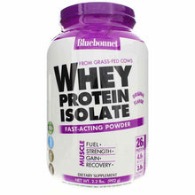 Whey Protein Isolate, Natural, 2.2 Lbs, by Bluebonnet