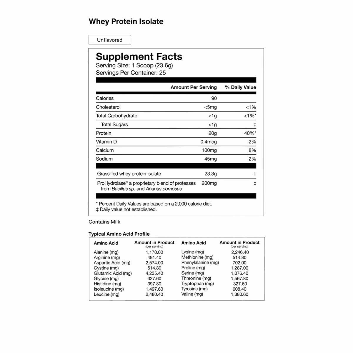 Whey Protein Isolate, by Momentous