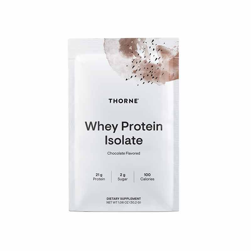 Whey Protein Isolate, Chocolate, 14 Packets, by Thorne Research, image #2