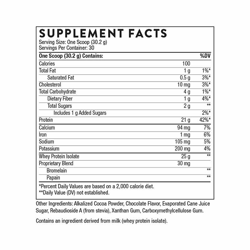 Whey Protein Isolate, Chocolate, 28.5 Oz, by Thorne Research, image #4