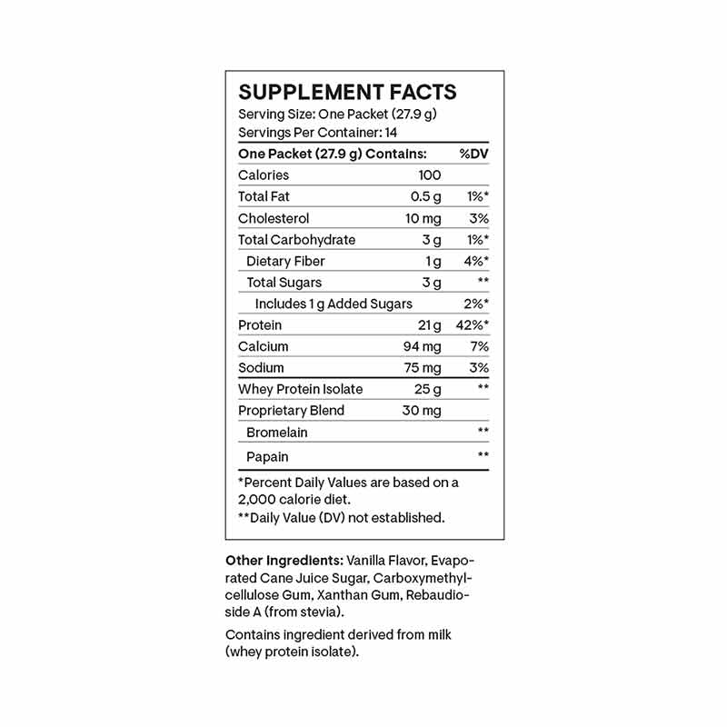 Whey Protein Isolate, Vanilla, 14 Packets, by Thorne Research, image #7