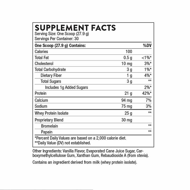 Whey Protein Isolate, Vanilla, 28.5 Oz, by Thorne Research, image #4