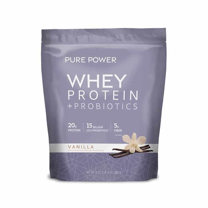 Whey Protein + Probiotics, by Pure Power