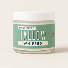 Unscented Whipped Tallow, 9 Oz, by Lady May Tallow