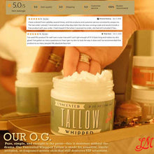 Unscented Whipped Tallow, 9 Oz, by Lady May Tallow, image #2