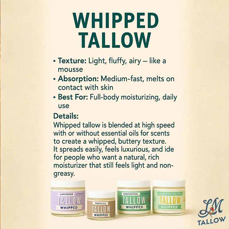 Unscented Whipped Tallow, 9 Oz, by Lady May Tallow, image #4
