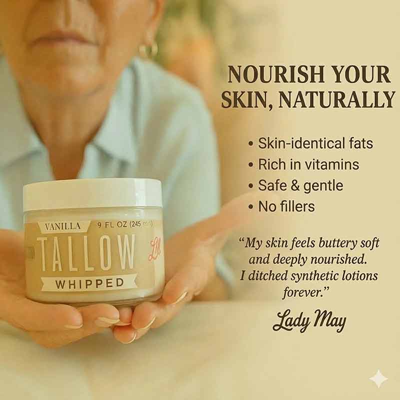 Vanilla Whipped Tallow, 9 Oz, by Lady May Tallow, image #4