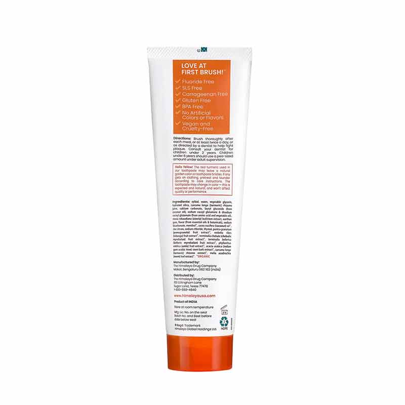 Whitening Antiplaque Toothpaste Turmeric + Coconut Oil, Mint, 4 Oz, by Himalaya, image #2