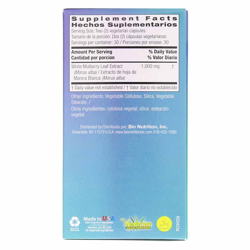 White Mulberry Leaf Extract 1000 Mg, by Bio Nutrition, image #2