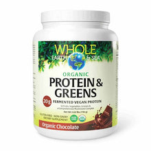 Whole Earth & Sea Organic Protein & Greens, Chocolate, by Natural Factors