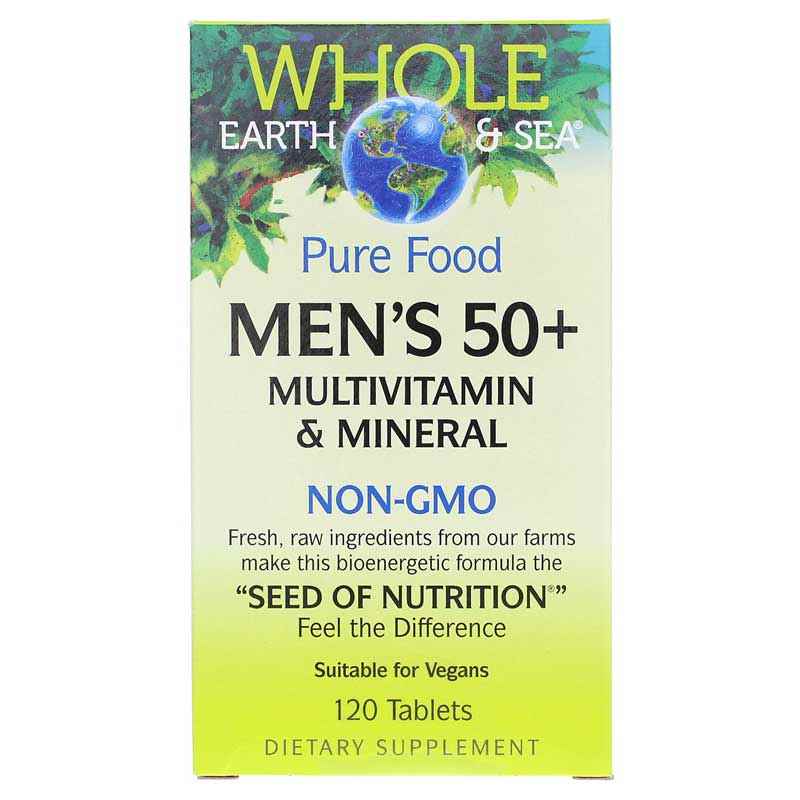 Whole Earth & Sea Men's 50+ Multi, by Natural Factors