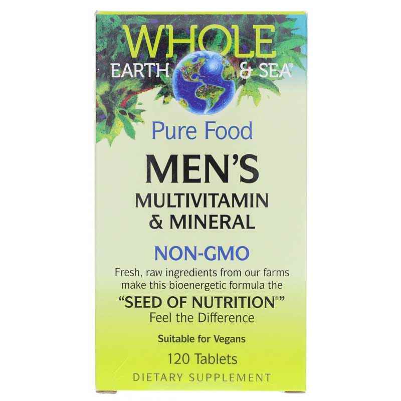 Whole Earth & Sea Men's Multi, 120 Tablets, by Natural Factors