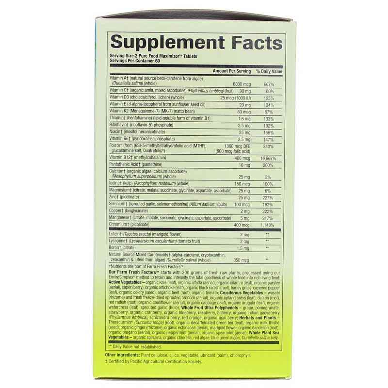 Whole Earth & Sea Men's Multi, 120 Tablets, by Natural Factors, image #2