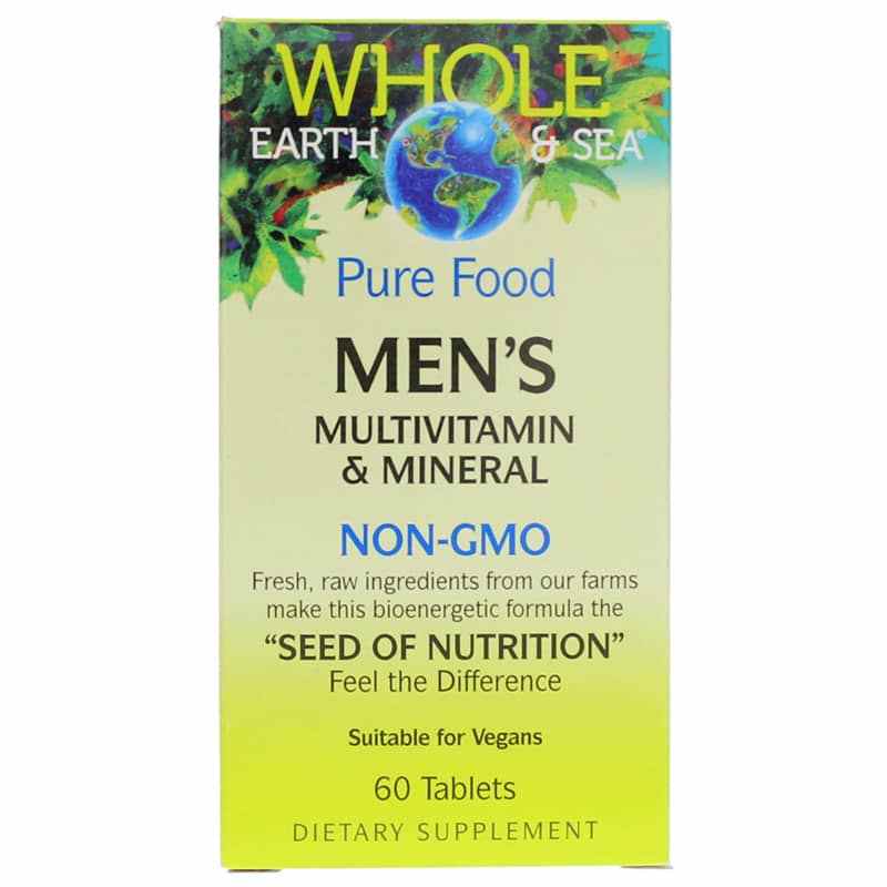 Whole Earth & Sea Men's Multi, 60 Tablets, by Natural Factors