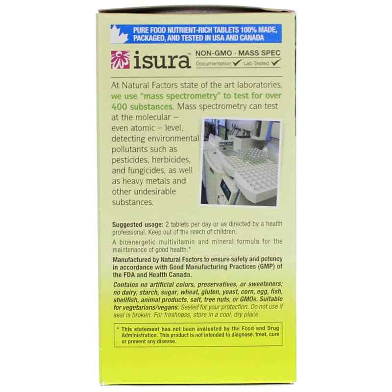 Whole Earth & Sea Men's Multi, 60 Tablets, by Natural Factors, image #3