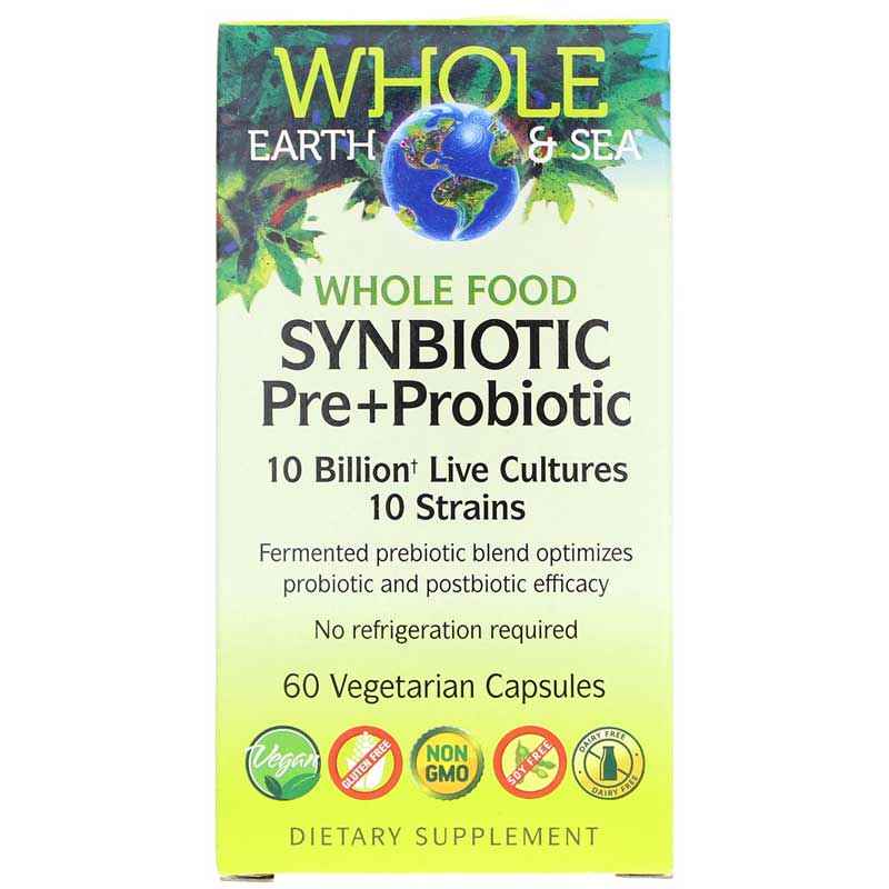 Whole Earth & Sea Synbiotic Pre+Probiotic, by Natural Factors