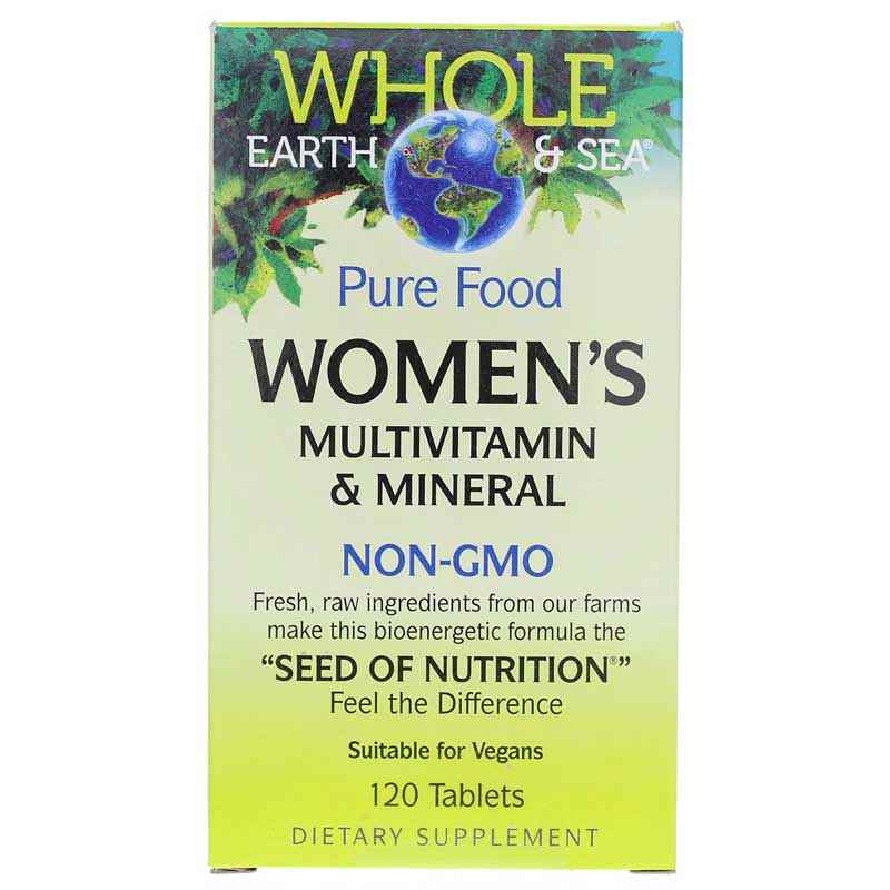 Whole Earth & Sea Women's Multi, 120 Tablets, by Natural Factors