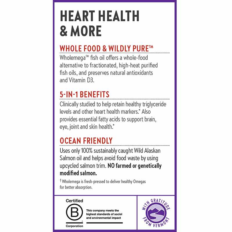 Wholemega Fish Oil, 120 Softgels, by New Chapter, image #4