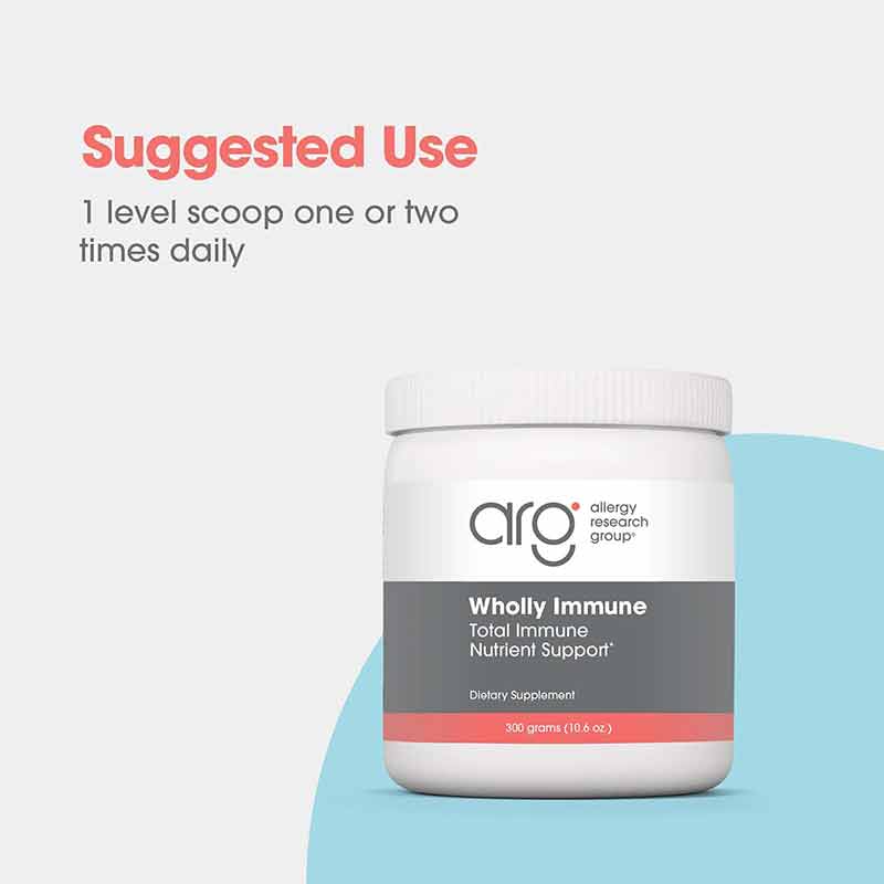 Wholly Immune Powder, 10.6 Oz, by Allergy Research Group, image #2