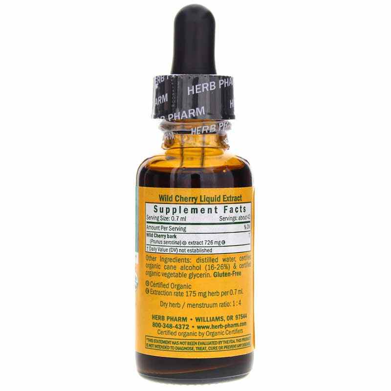 Wild Cherry Extract, 1 Oz, by Herb Pharm, image #2