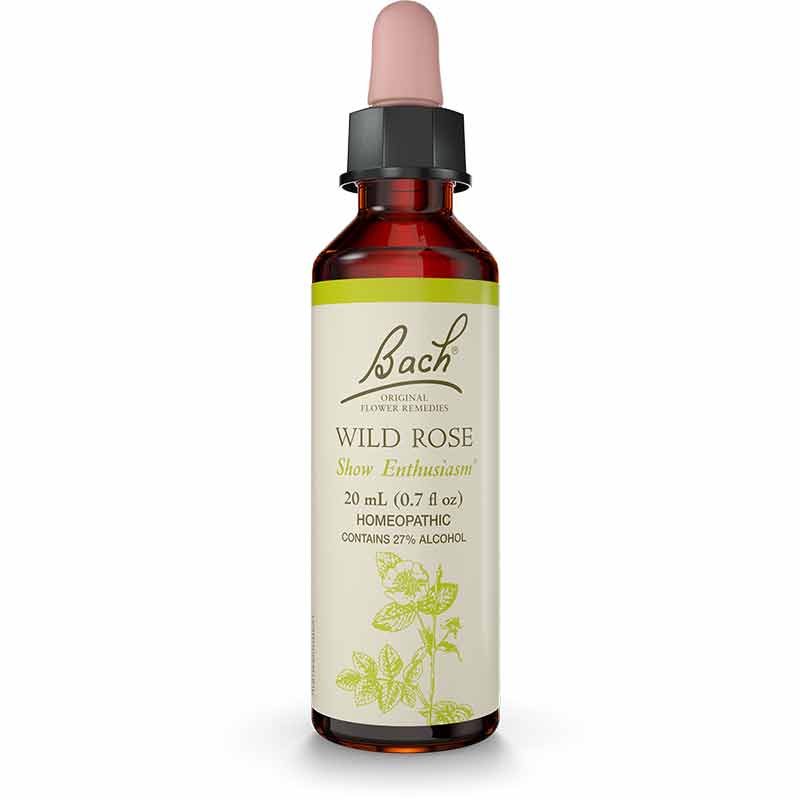 Wild Rose Flower Essence, by Bach Flower Remedies