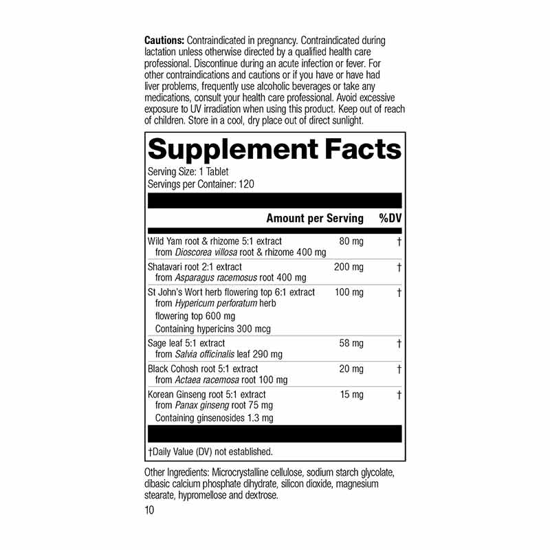 Wild Yam Complex, Standard Process – Natural Healthy Concepts
