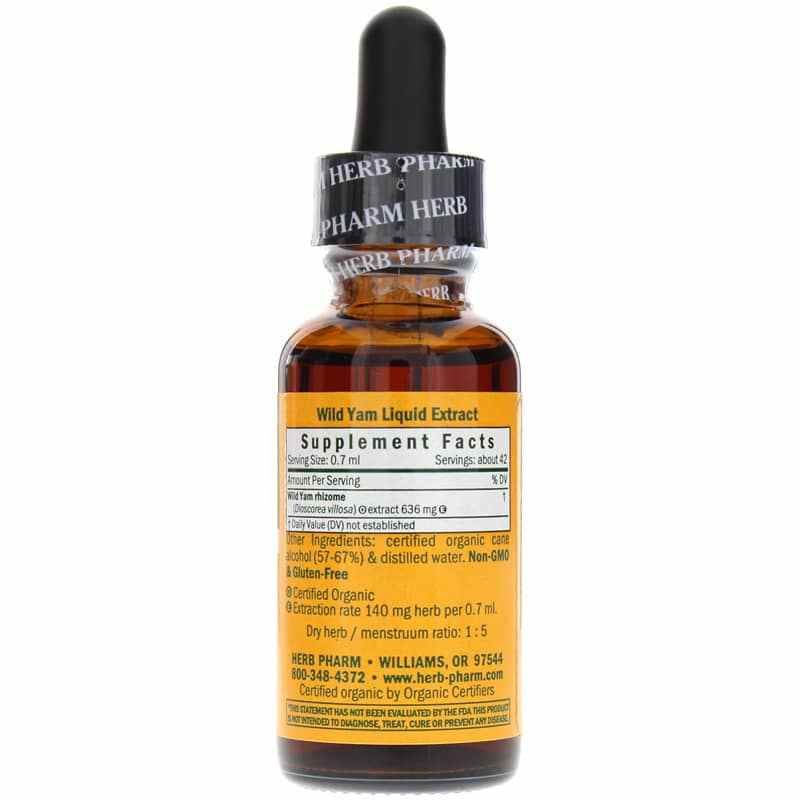 Wild Yam Extract, 1 Oz, by Herb Pharm, image #2