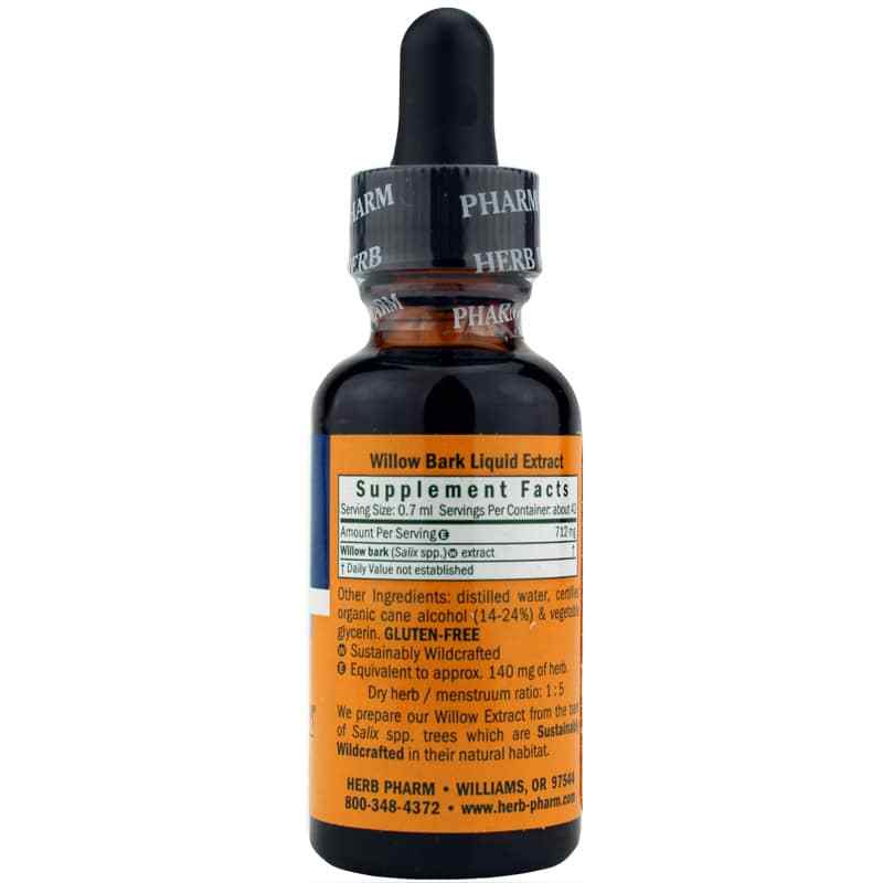 Willow Bark Extract, 1 Oz, by Herb Pharm, image #2