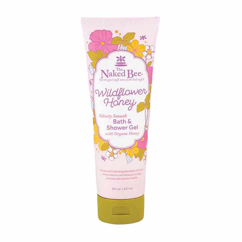Wildflower Honey Bath & Shower Gel, by Naked Bee