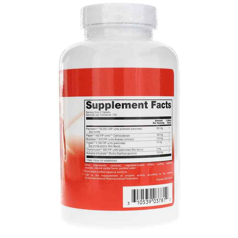 Wobenzym N, 400 Enteric Coated Tablets, by Mucos Pharma, image #2