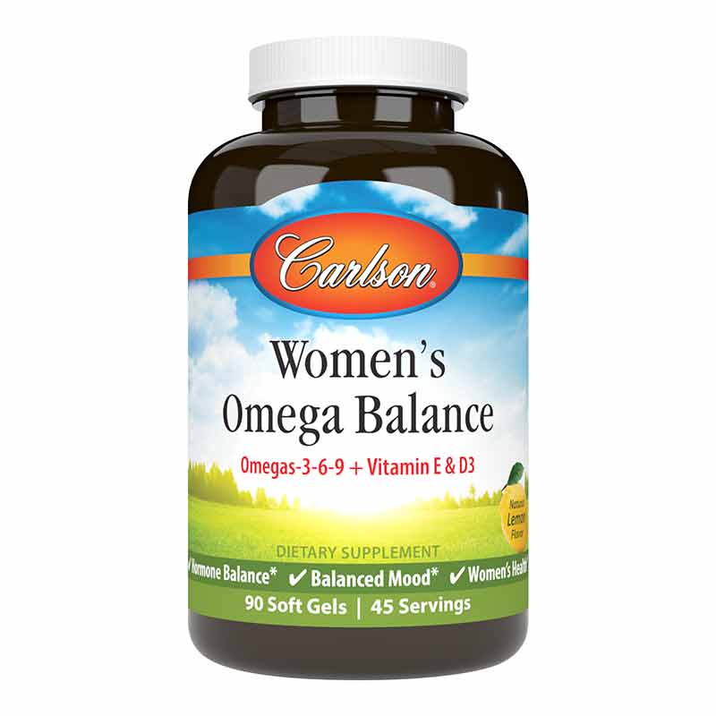 Women's Omega Balance, 90 Softgels, by Carlson Labs