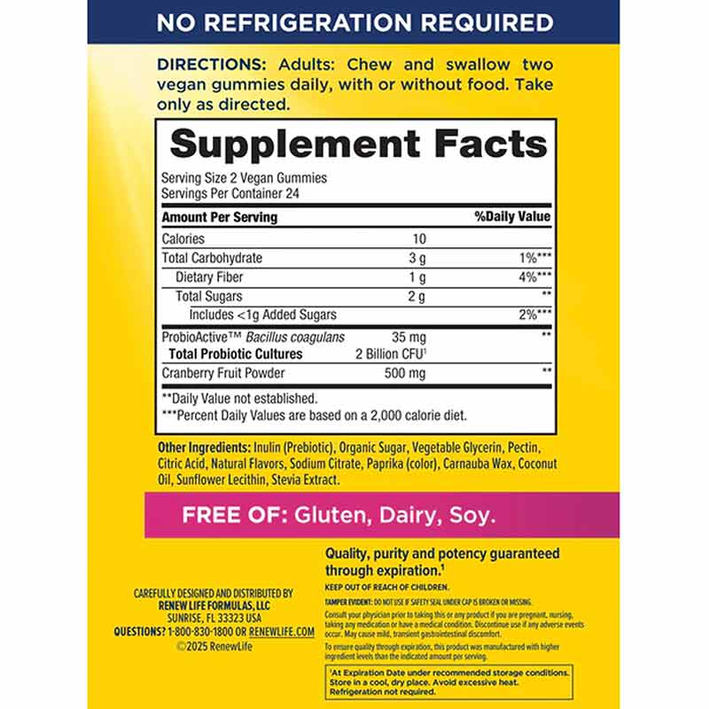 Women's Care Gummy Probiotics + Prebiotics, by Renew Life, image #2