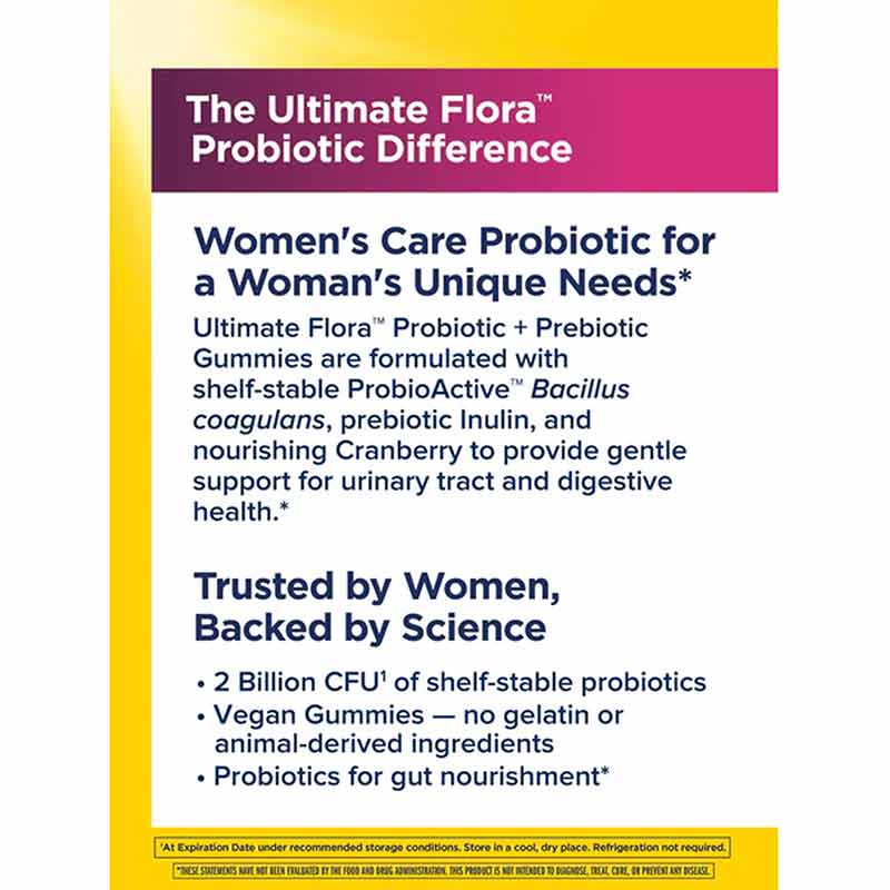 Women's Care Gummy Probiotics + Prebiotics, by Renew Life, image #3