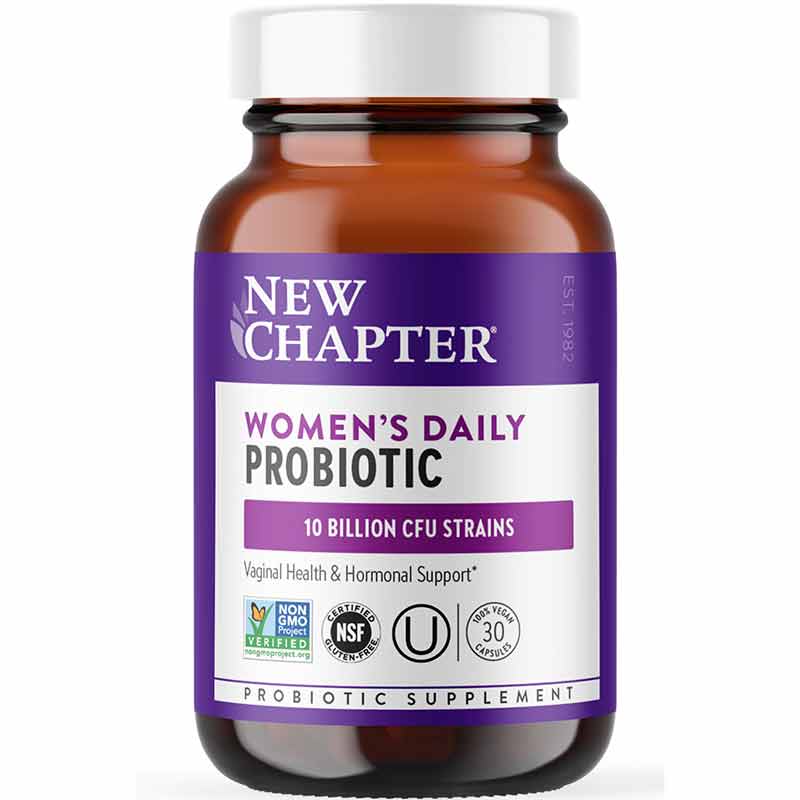 Women's Daily Probiotic, 30 Vegan Capsules, by New Chapter