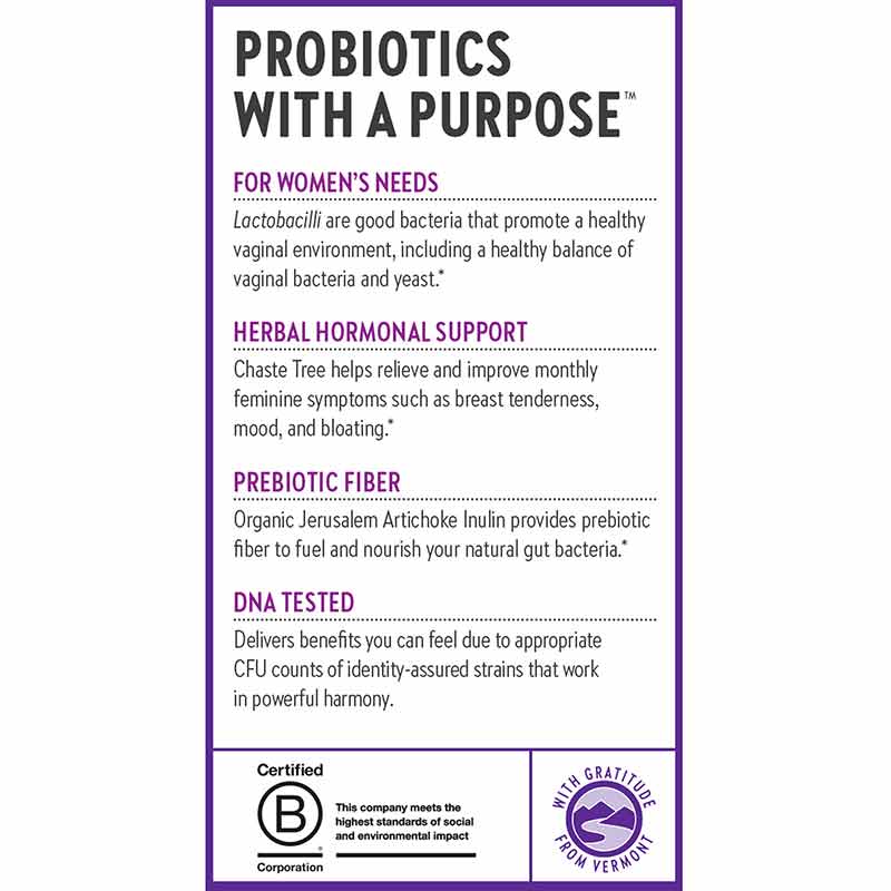 Women's Daily Probiotic, 30 Vegan Capsules, by New Chapter, image #3