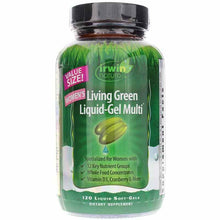 Women's Living Green Liquid-Gel Multi, 120 Liquid Softgels, by Irwin Naturals