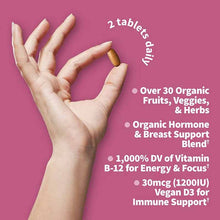 Women's Multi 40+ Whole Food Multivitamin, 60 Veg Tablets, by Garden of Life mykind Organics, image #4