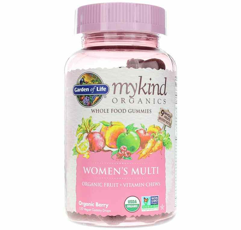 Women's Multi Whole Food Multivitamin Gummies, by Garden of Life mykind Organics