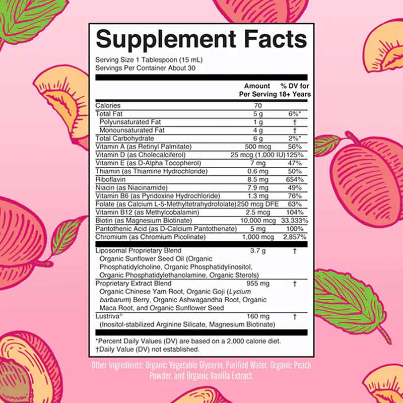 Women's Multivitamin + Hair Growth Liposomal, 15.2 Oz, by MaryRuth's Organics, image #2