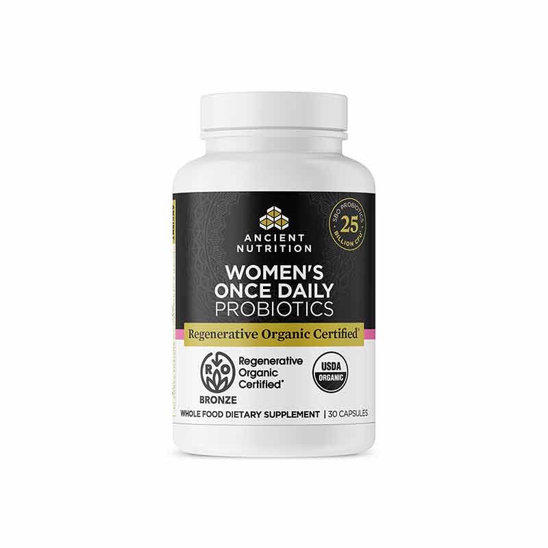 Women's Once Daily Probiotics 25 Billion CFU, by Ancient Nutrition